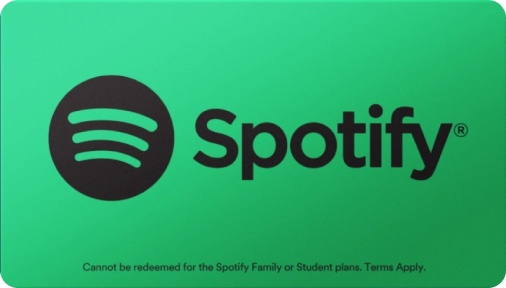 Spotify gift cards